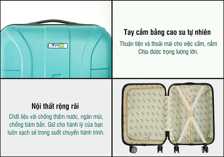 Vali Du Lịch Trip P12 size 50 (20 Vali Du Lịch Trip P12 size 50 (20