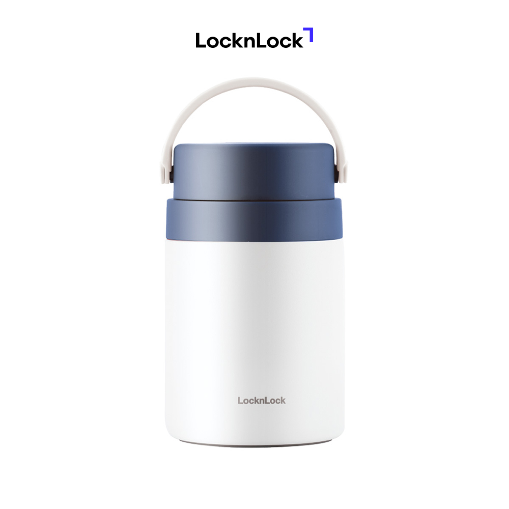 Hộp giữ nhiệt đựng đồ ăn có tay cầm Handle Food Jar LocknLock 700ml LHC8042NVY – Màu navy
