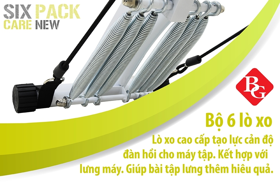 BG Máy tập cơ bụng đa năng New six pack care thiết kế mới 2018