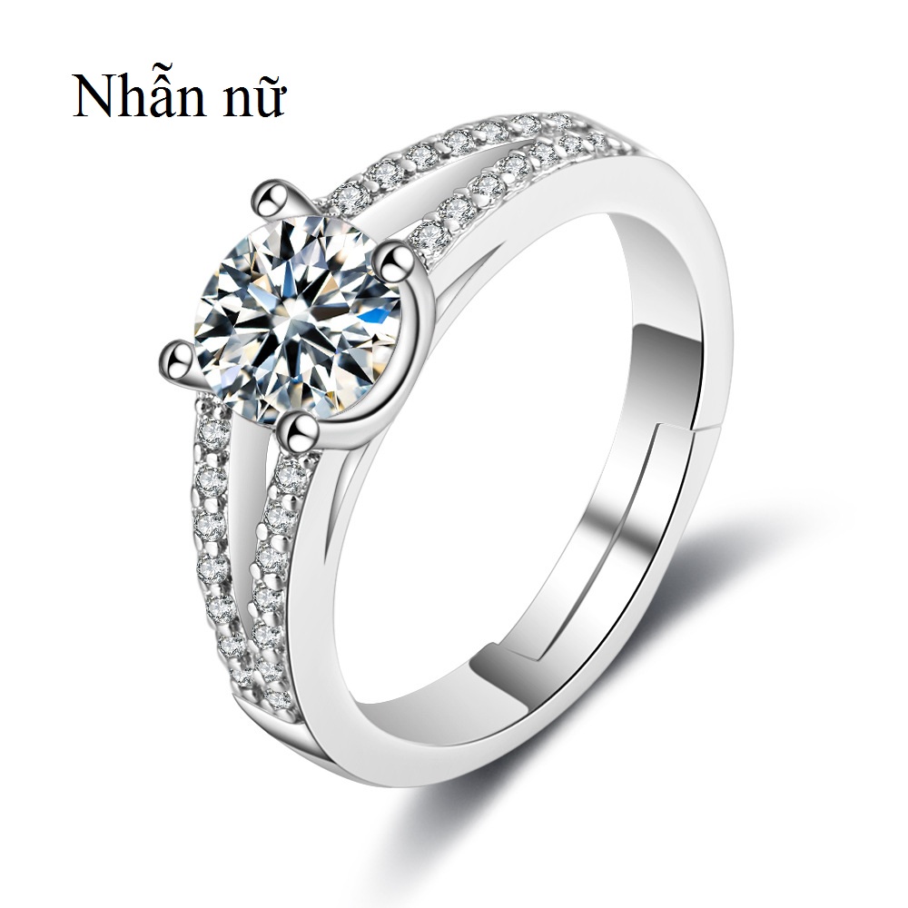 Nhẫn đôi nhẫn cặp thời trang hàn mẫu mới hot trend cực xinh NC18