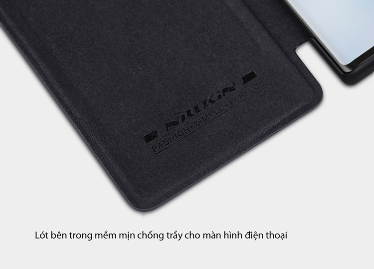 Bao da Samsung Galaxy Note 10 Nillkin QIN Series