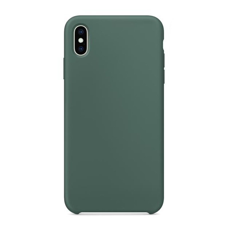 Ốp lưng silicone case cho iPhone X/ XS chống sốc chống bám bẩn có lớp nhung lót mặt trong chống trầy xước điện thoại - Hàng chính hãng