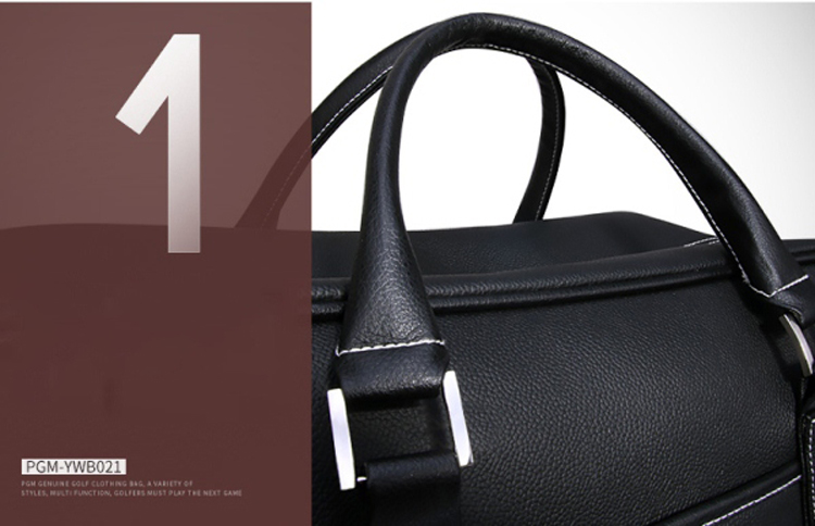 Túi Goft xách tay đựng quần áo da cao cấp PGM YWB021 - Màu đen