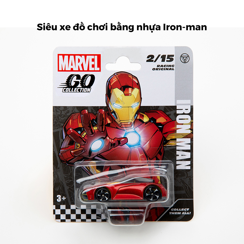 đồ chơi marvel siêu xe racing - iron man 10q321tur-002 1