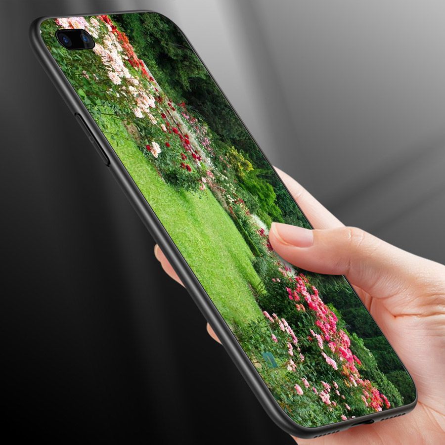 Ốp lưng cứng viền dẻo dành cho điện thoại Oppo A5/A3s - R11 - Vườn Hoa MS VHOA033