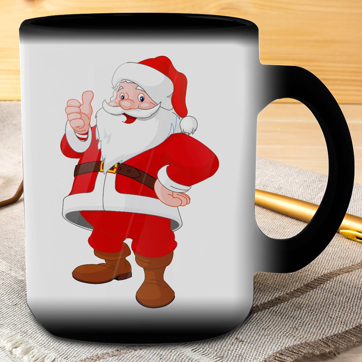 Cốc Sứ Cao Cấp In Hình Ông Già Noel - Mã003