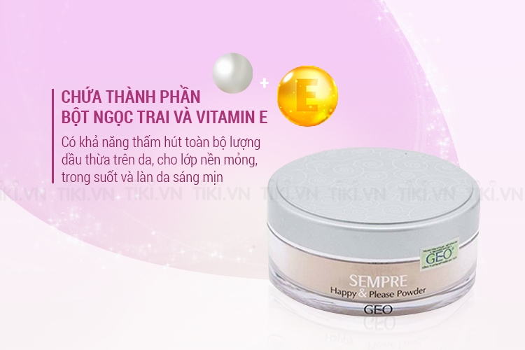 Phấn Bột Sempre Happy & Please Powder #1 Geo_Py41 (25g)