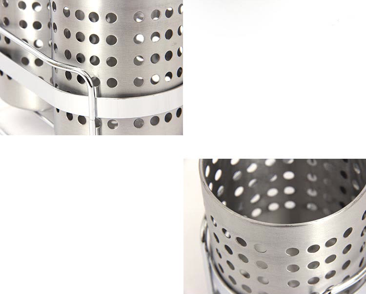 2 Ống Đựng Đũa Muỗng Ou Ruizhe Thép Không Gỉ