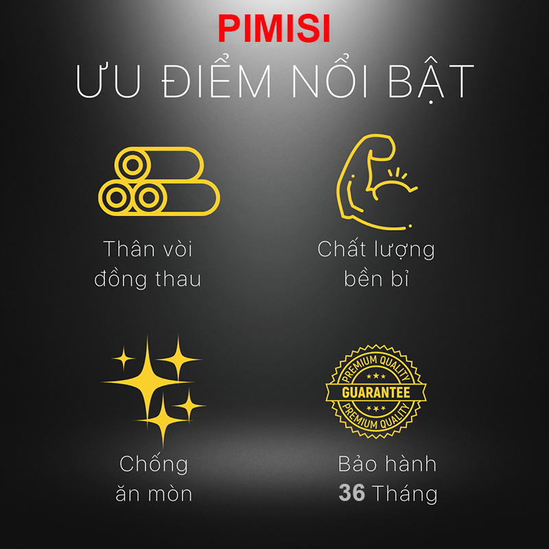 Ưu điểm nổi bật vòi xả gạt nước lạnh Pimisi PV-27