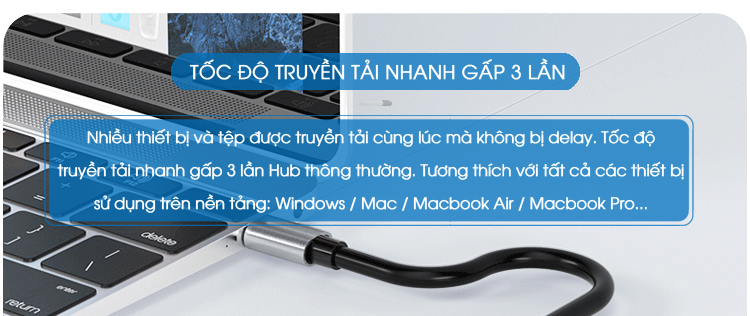 hub usb 3.0, hub type c ht sys 7in1