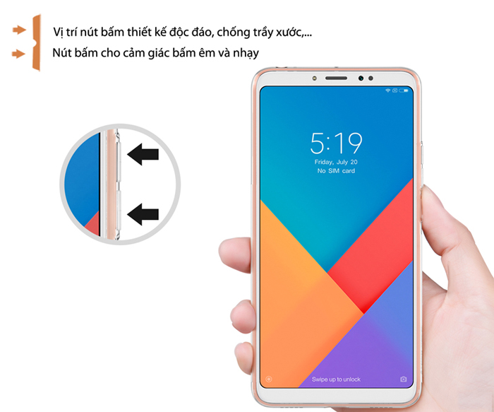 Ốp lưng Xiaomi Mi Max 3 Nillkin TPU Nature