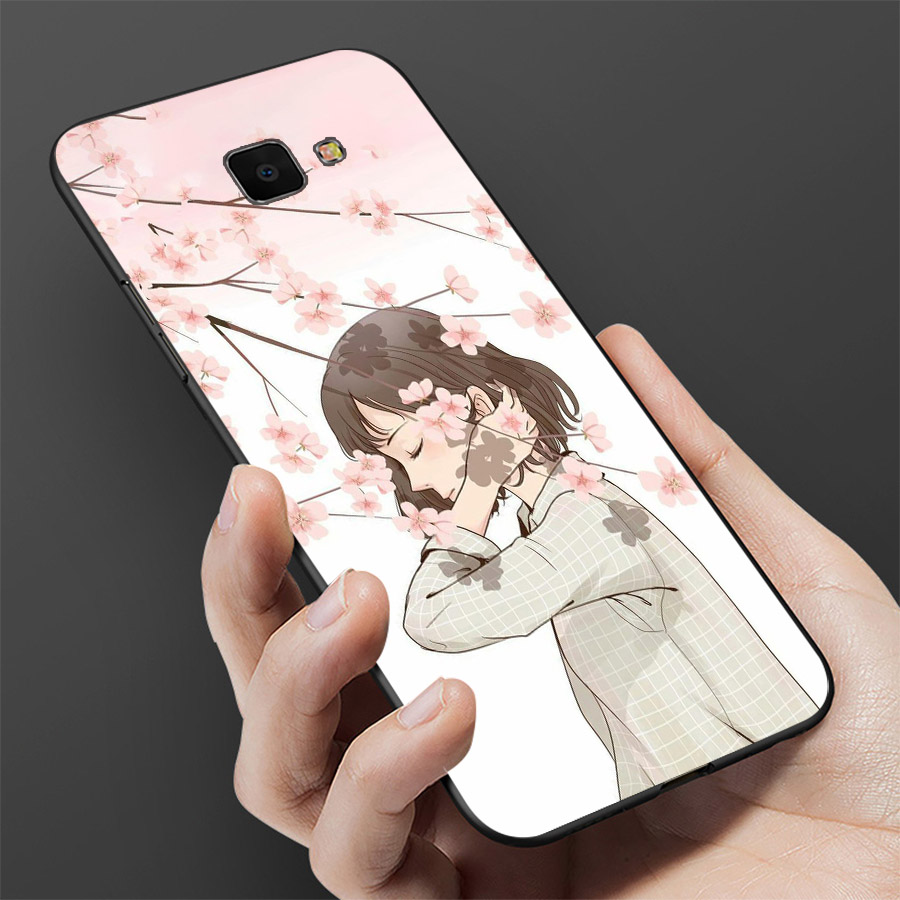 Ốp lưng điện thoại Samsung Galaxy A7 2017 - Cô gái dưới hoa MS ACTDA006