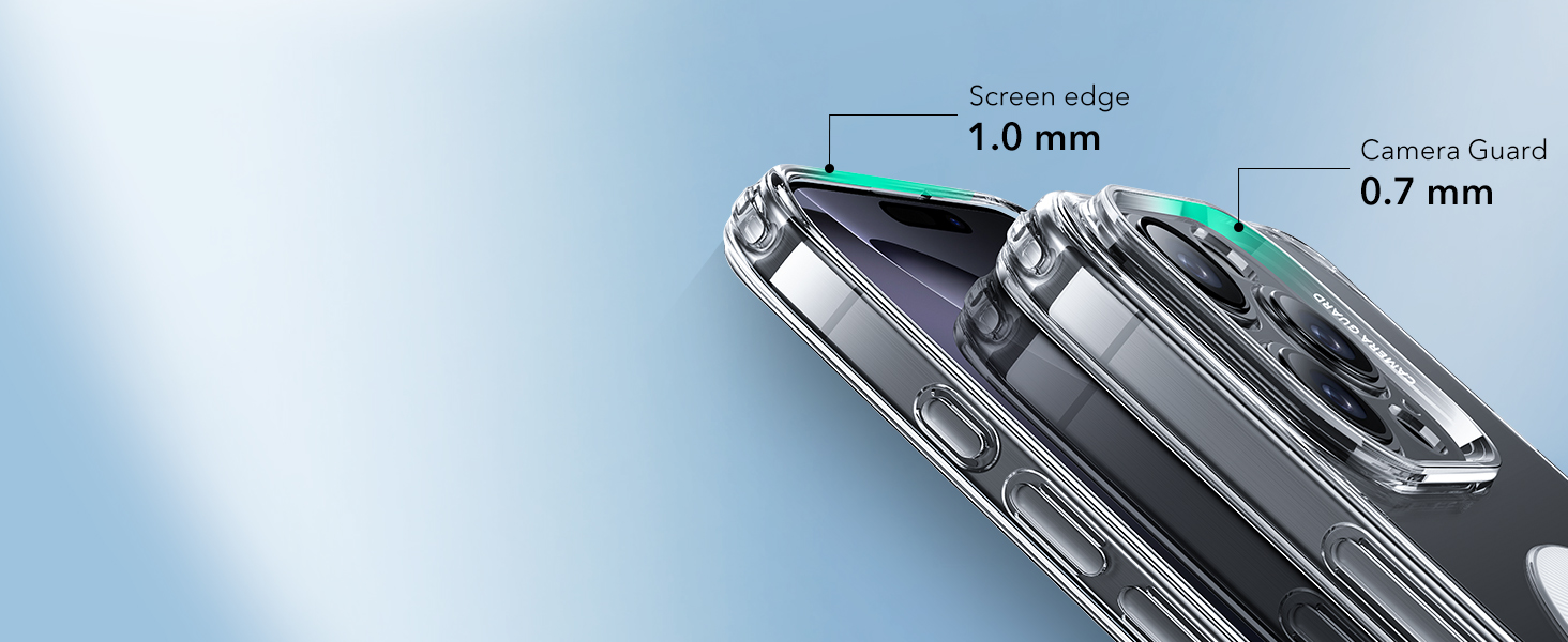 Ốp Lưng cho iPhone 16 Pro / iPhone 16 Pro Max ESR Zero Clear Case HaloLock - Hàng Chính Hãng