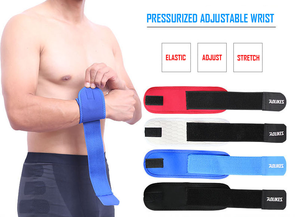 Quấn Bảo Vệ Hỗ Trợ Khớp Cổ Tay Nam Nữ Khi Chơi Thể Thao Sport Pressure Wrist AOLIKES YE-7936