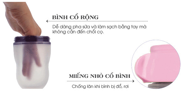 Bình Sữa Comotomo silicone 150ml