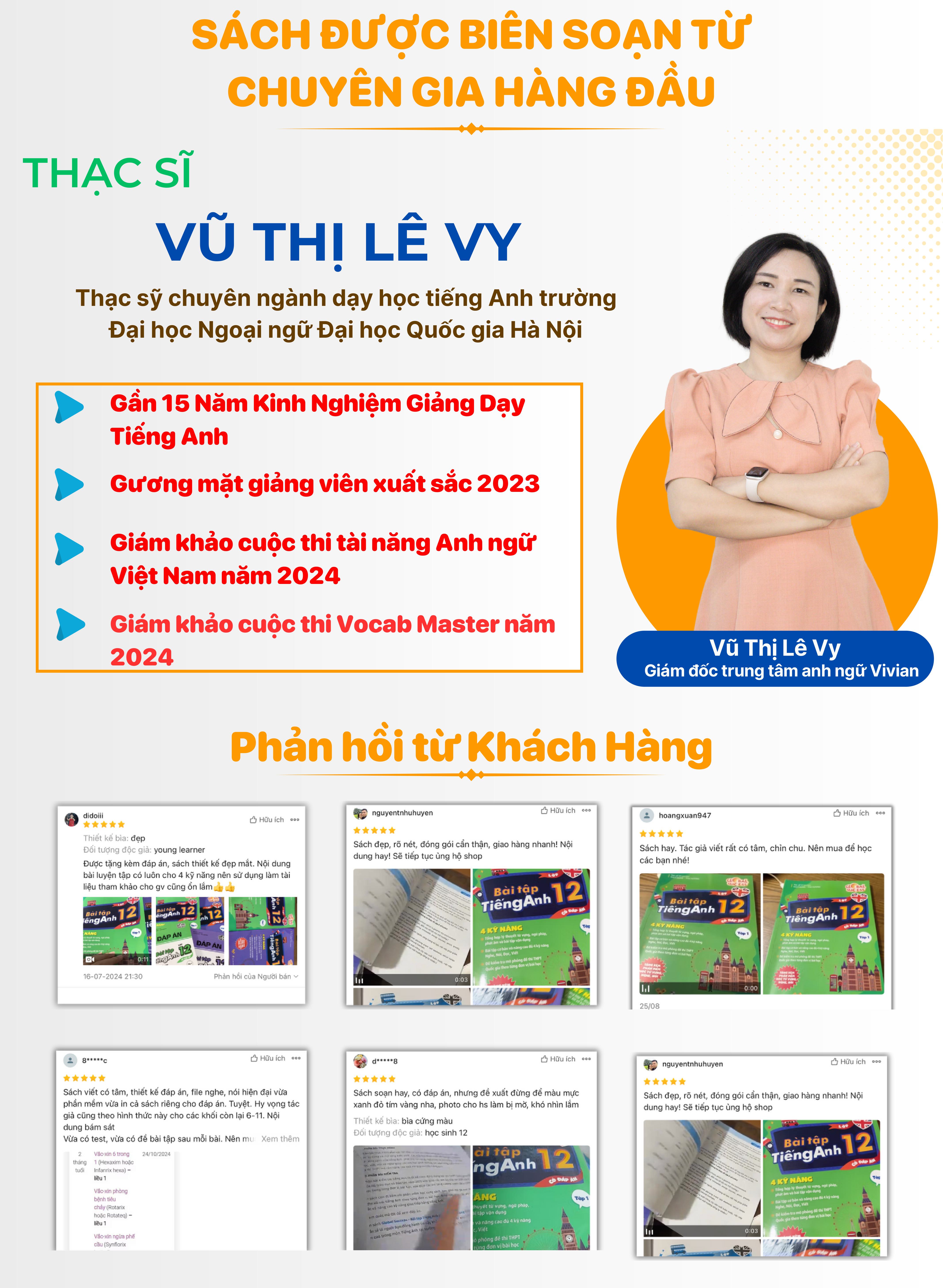 Sách Bài tập tiếng Anh lớp 12 Global Success, 4 kỹ năng (Có đáp án) – Tập 1– ThS Lê Vy Vivian