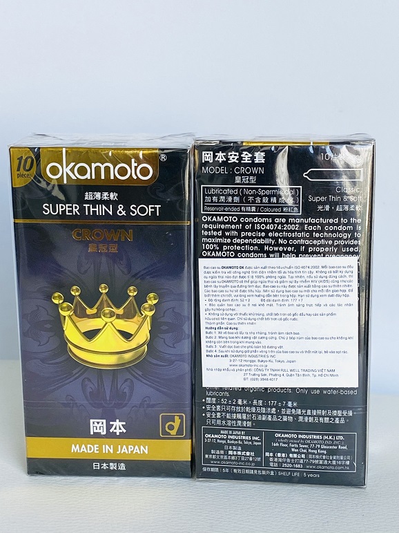 Okamoto Crown chính hãng Nhật bản