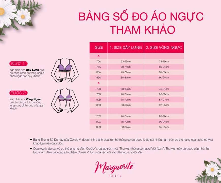 Áo ngực nữ không gọng, mút mỏng Marguerite 31116 bản lưng to giúp che khuyết điểm vùng nách và lưng