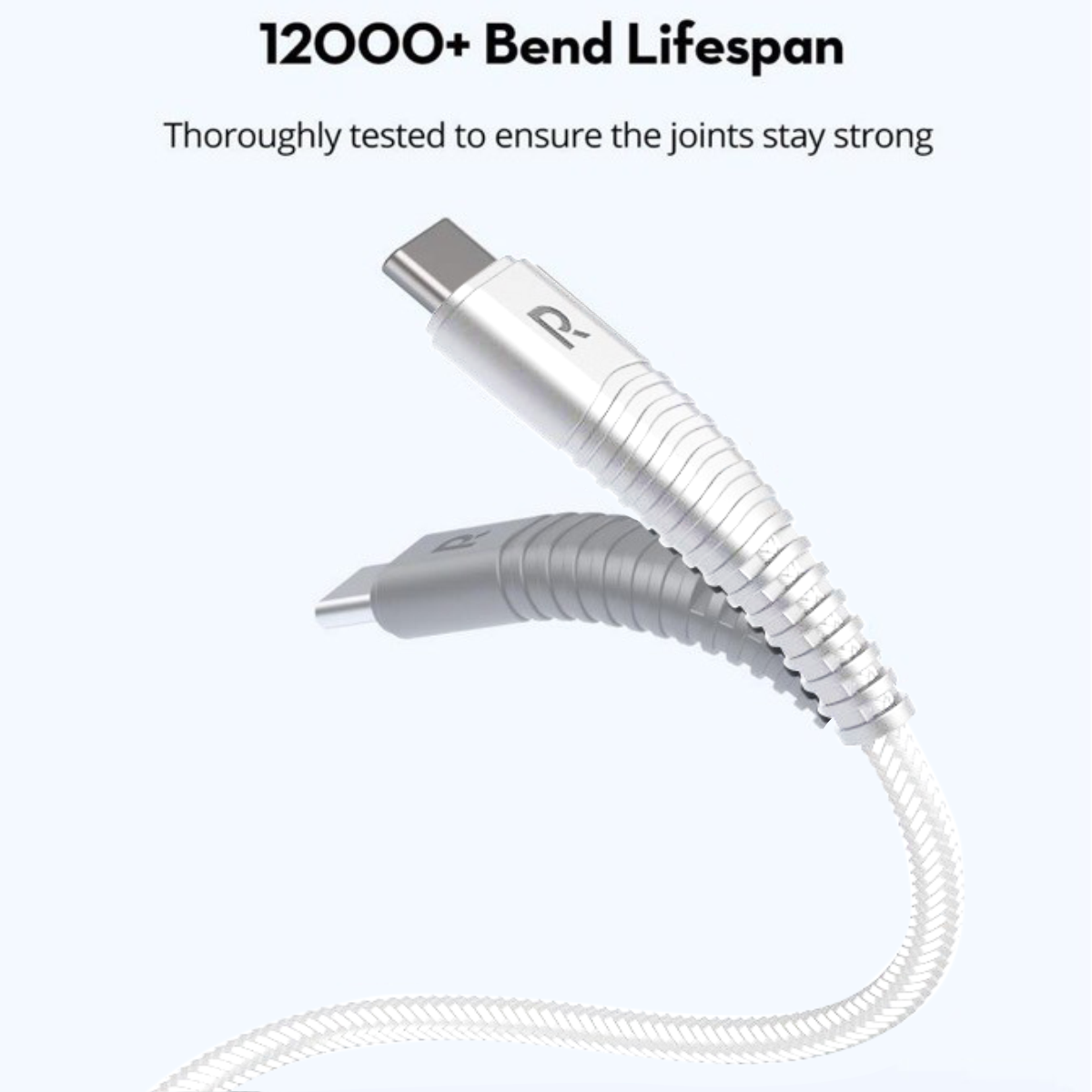 Dây Cáp Sạc Type C to C Sạc Nhanh 60W, Dài 1m, Dây Dù Nylon Siêu Bền RAVPower RP-CB047 - Hàng Chính Hãng