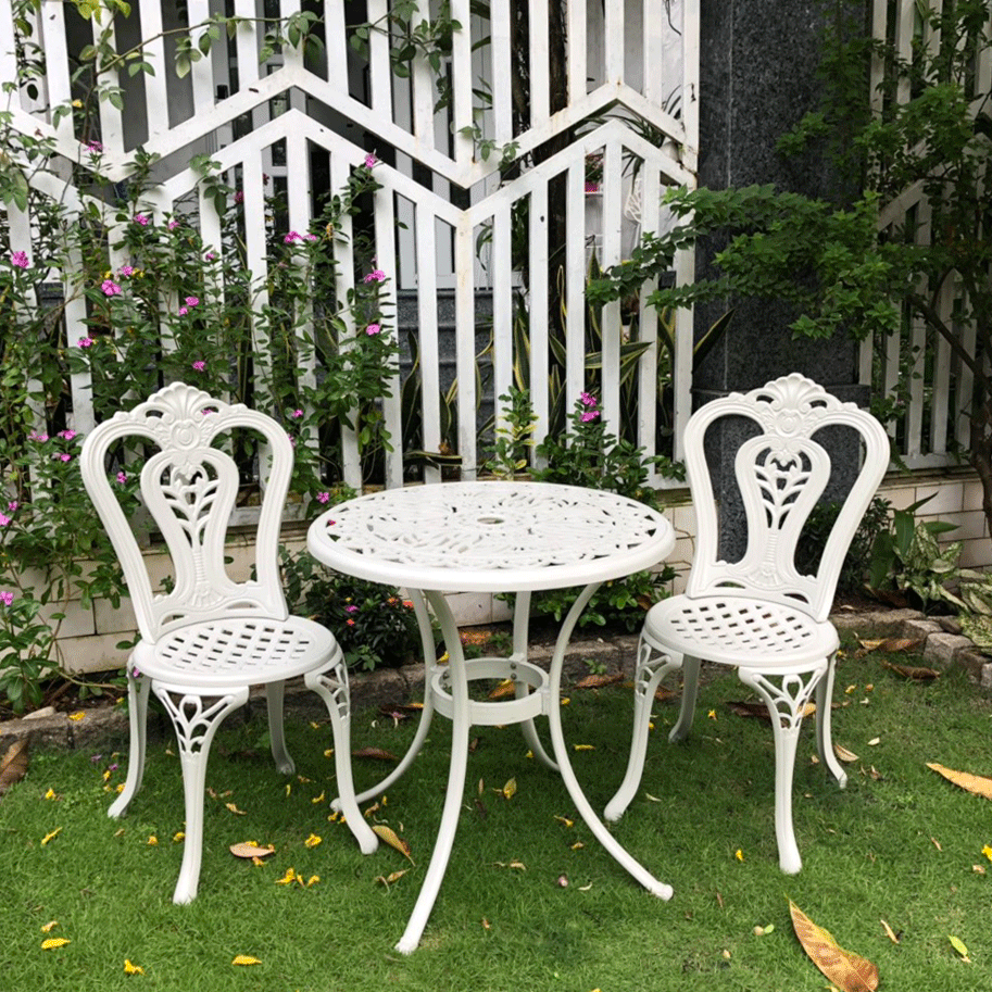 Bộ bàn ghế nhôm đúc nhỏ BG-02T