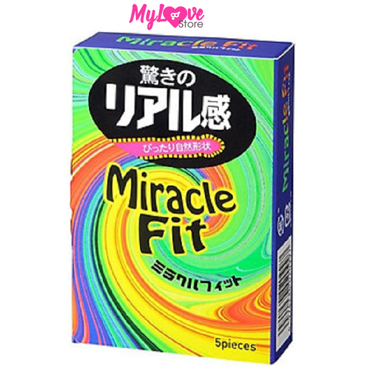 Bao Cao Su Sagami Xtreme Miracle Fit Ôm Khít Size Nhỏ Hộp 5 Chiếc Nhật Bản mylovestore