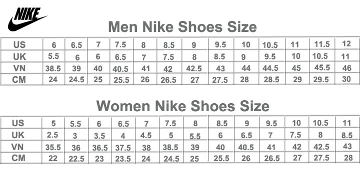 nike size us