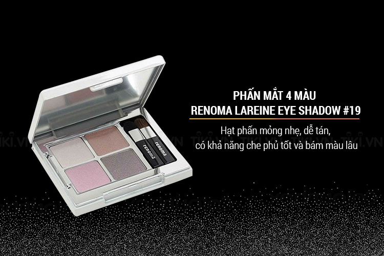 Phấn Mắt 4 Màu Lareine Eye Shadow #19 Renoma