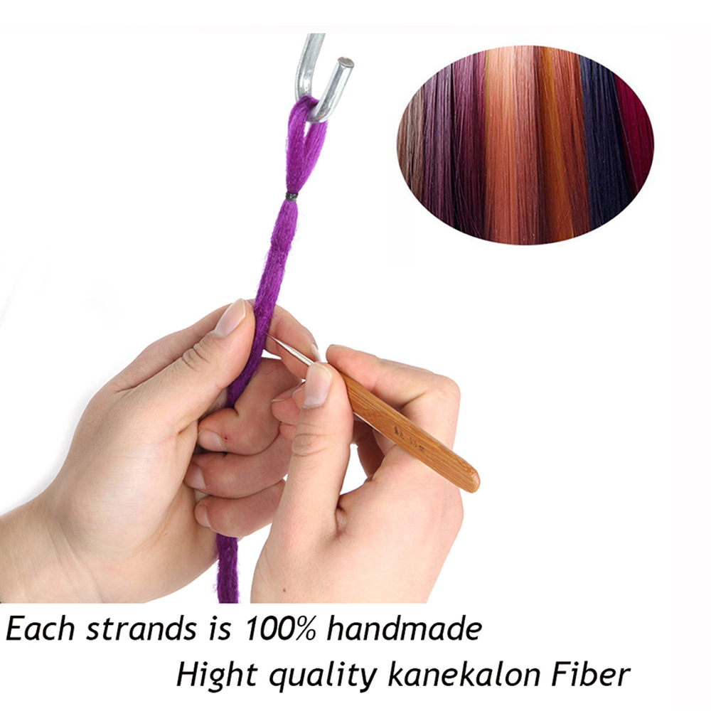 10 Sợi Tóc Bện Cá Tính Dreadlocks #24 (25 x 9 x 8cm)