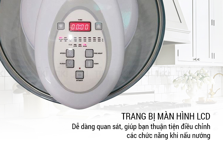 Lò Nướng Điện Tử Thủy Tinh Tiger Queen AX-798DV - 11L