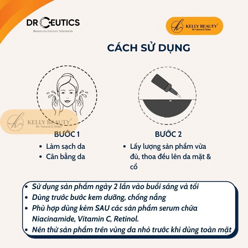 Tinh Chất Cấp Ẩm Drceutics Hyaluronic Serum + NMFs - Giúp Da Căng Bóng, Mềm Mịn | Kelly Beauty