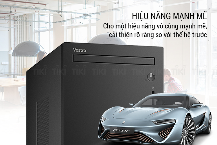 PC Dell Vostro 3670 MT 42VT370019 Core i3-8100/4GB/1TB HDD/Ubuntu - Hàng Chính Hãng