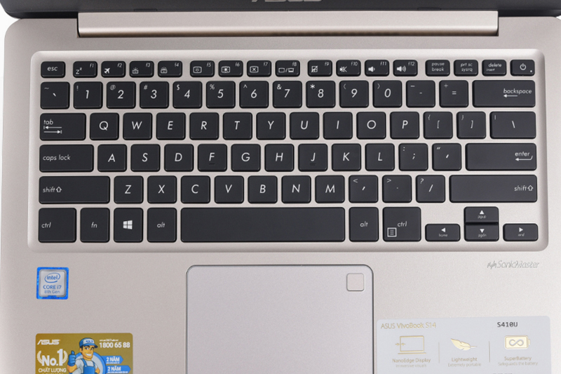 Laptop Asus Vivobook S14 S410UA-EB220T Core i7-8550U/Win10 14 inch - Hàng Chính Hãng