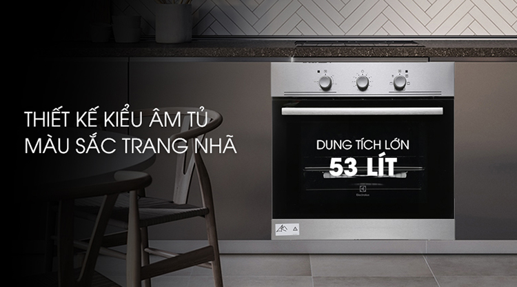 Lò Nướng Âm Electrolux EOB2100COX (53L) - Hàng chính hãng 