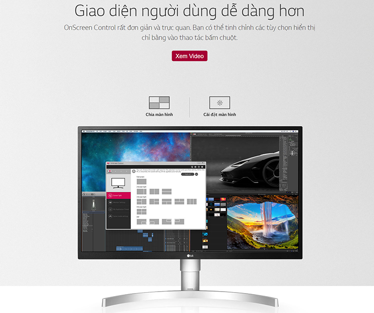 Màn hình LG 27UL550-W 4K UHD FreeSync