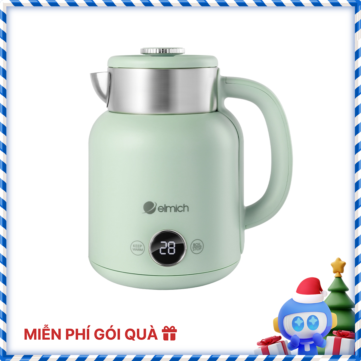 Ấm siêu tốc Elmich KEE 8456 PG - Hàng chính hãng