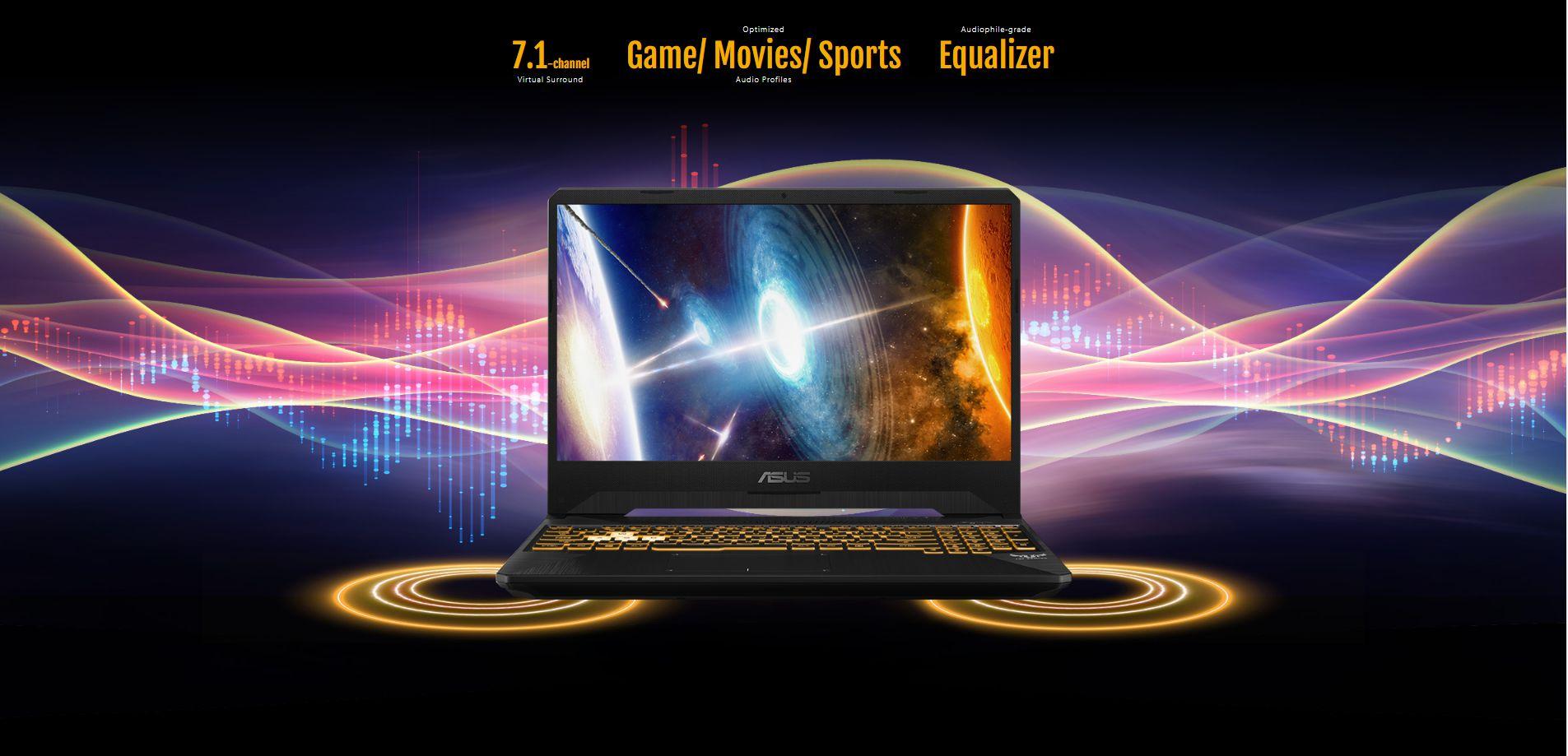 Laptop Asus TUF Gaming FX705DD-AU059T AMD R7-3750H/ GTX 1050 3GB/ Win10 (17.3