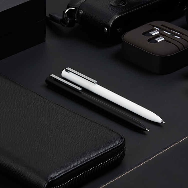 Xiaomi Mijia Sign Pen Roller Pen Signing Pen Gel Pen 0.5mm Smooth Writing Point 9.5mm Penholder - White