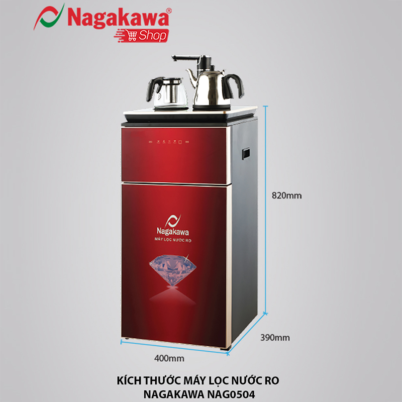 Máy Lọc Nước Đa Năng RO Nagakawa NAG0504 - Hàng Chính Hãng