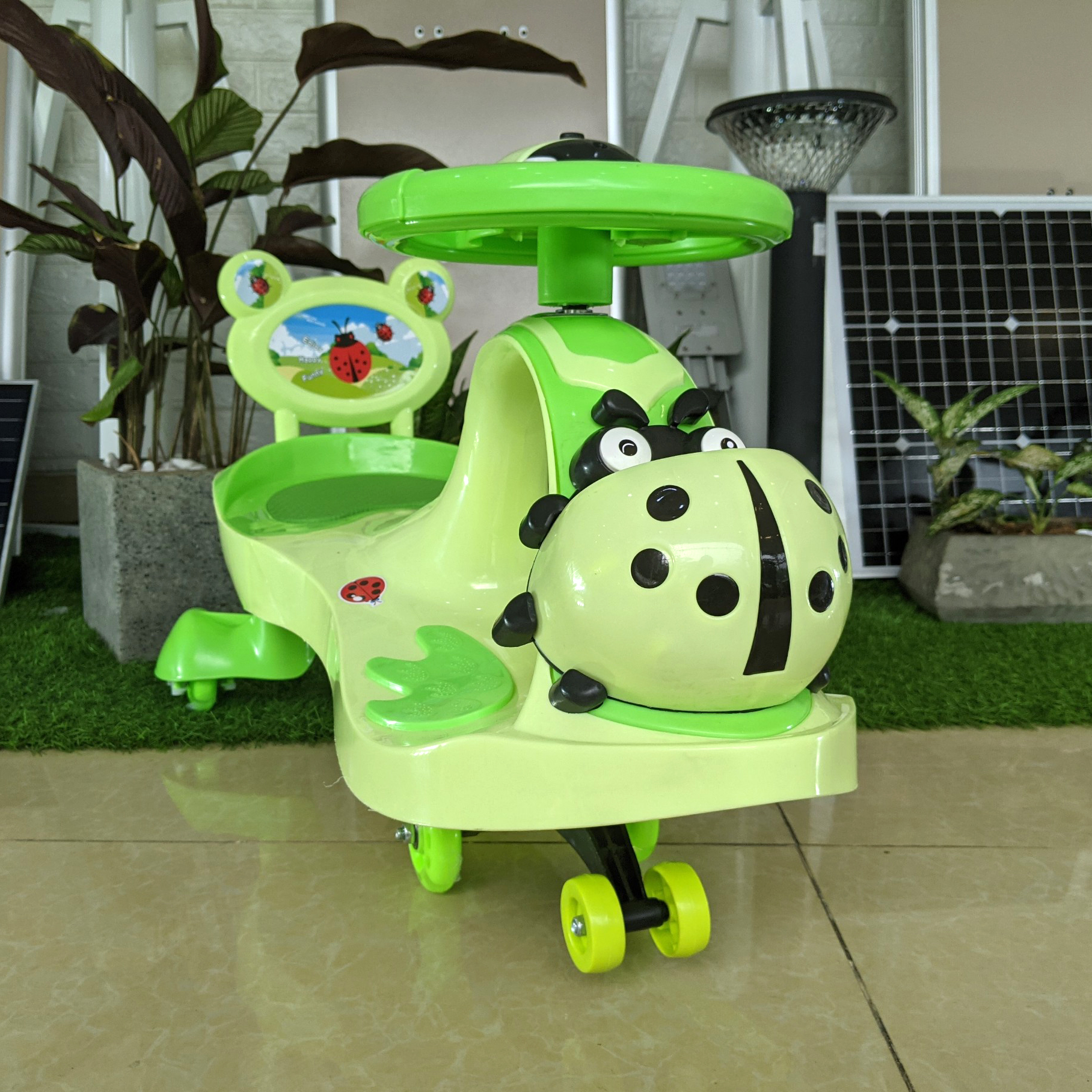 xe lắc tay cho bé có nhạc baby plaza hzl-288-1 9