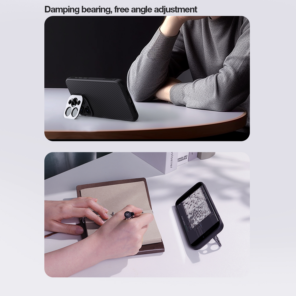 Ốp Lưng Nillkin CarboProp Magnetic Case Cho iPhone 15 Pro Max - Hàng Chính Hãng