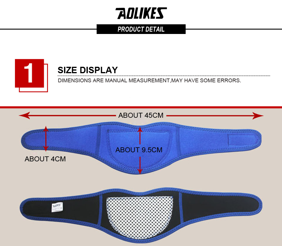 Đai bảo vệ cổ giữ nhiệt vùng gáy cổ AOLIKES YE-082