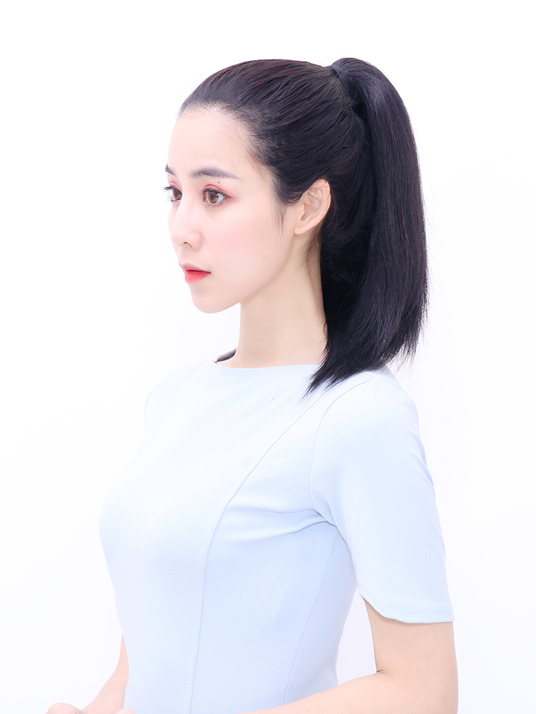 Tóc giả cột thẳng 40cm ❤️FREESHIP❤️ cột tóc thẳng, tóc cột thẳng, buộc tóc giả