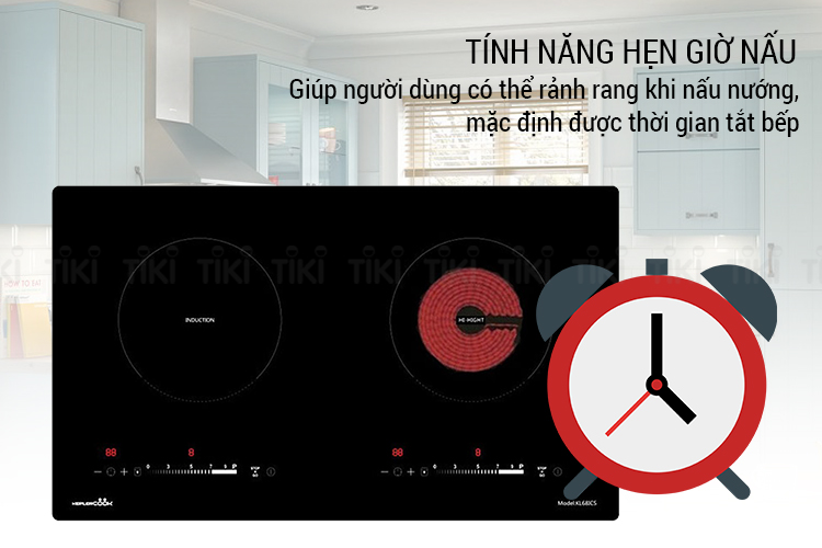 Bếp Âm Đôi Từ - Hồng Ngoại Kepler Cook KL 68ICSN (73cm - 4200W) - Hàng Chính Hãng