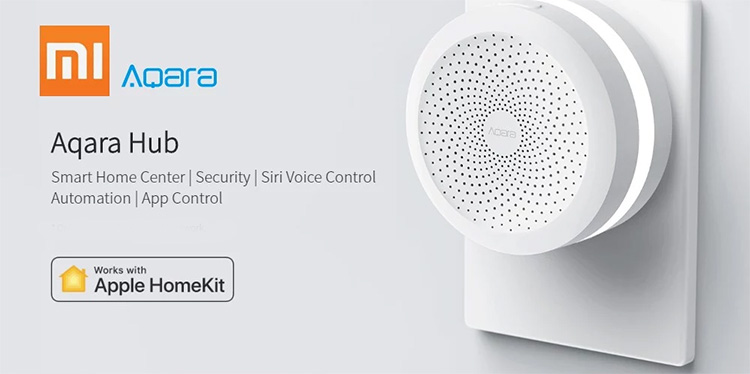 Xiaomi Mijia Aqara Hub Mi Gateway with RGB Led Night Light Smart Work with Apple Homekit and Mi Home Aqara App