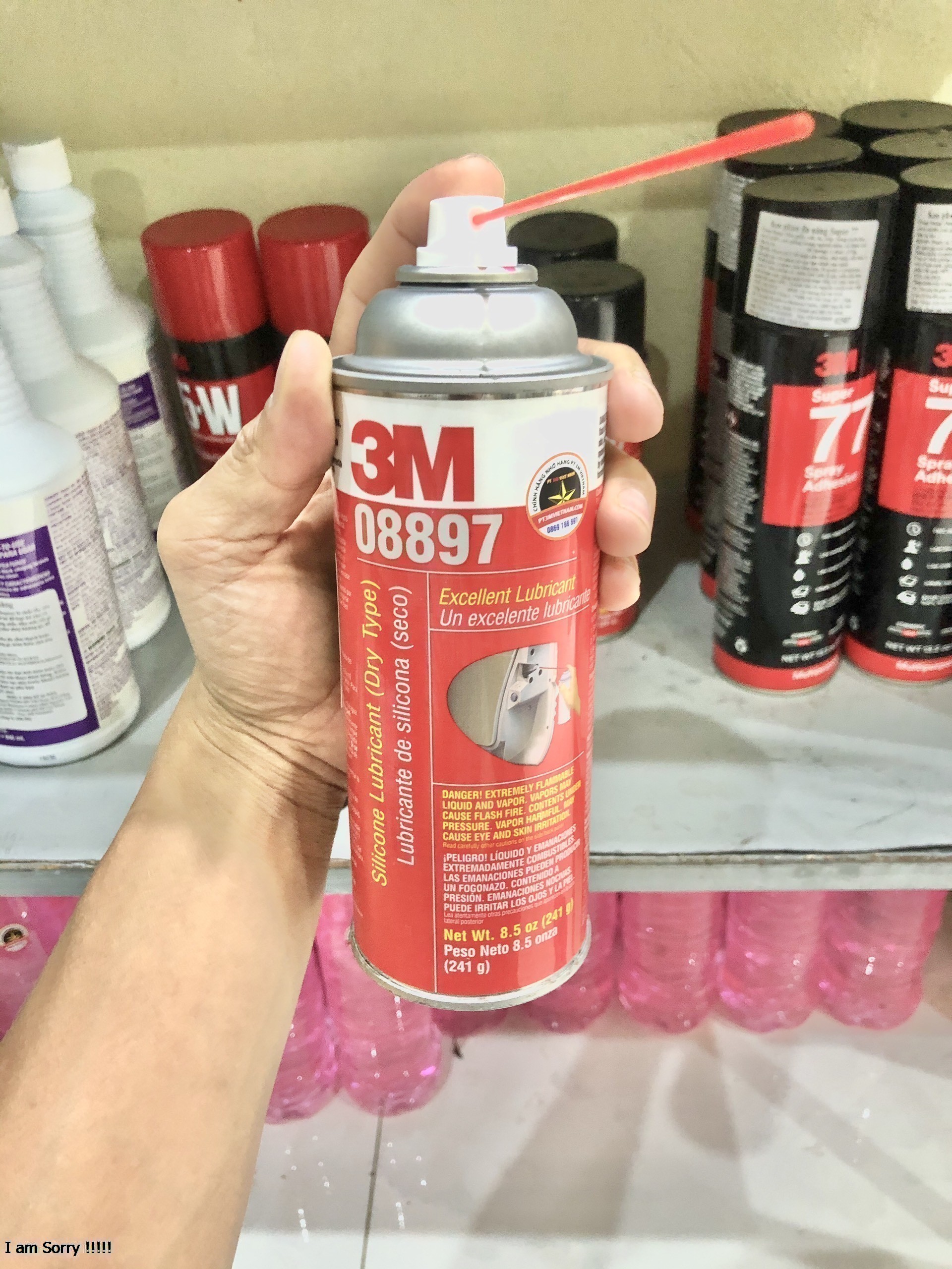 3M 08897 8.5 oz. Silicone Lubricant (Dry TYPE)