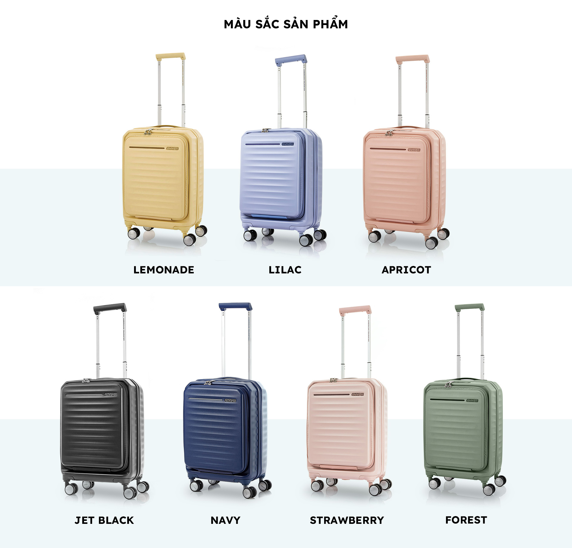 Vali kéo American Tourister Frontec Spinner