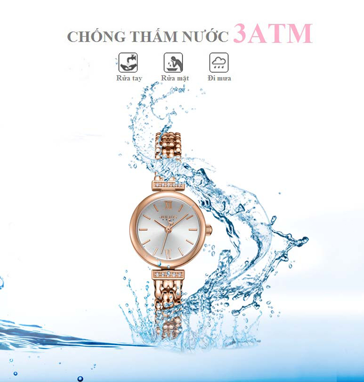 Đồng Hồ Nữ Julius JA-1139B (Đồng)