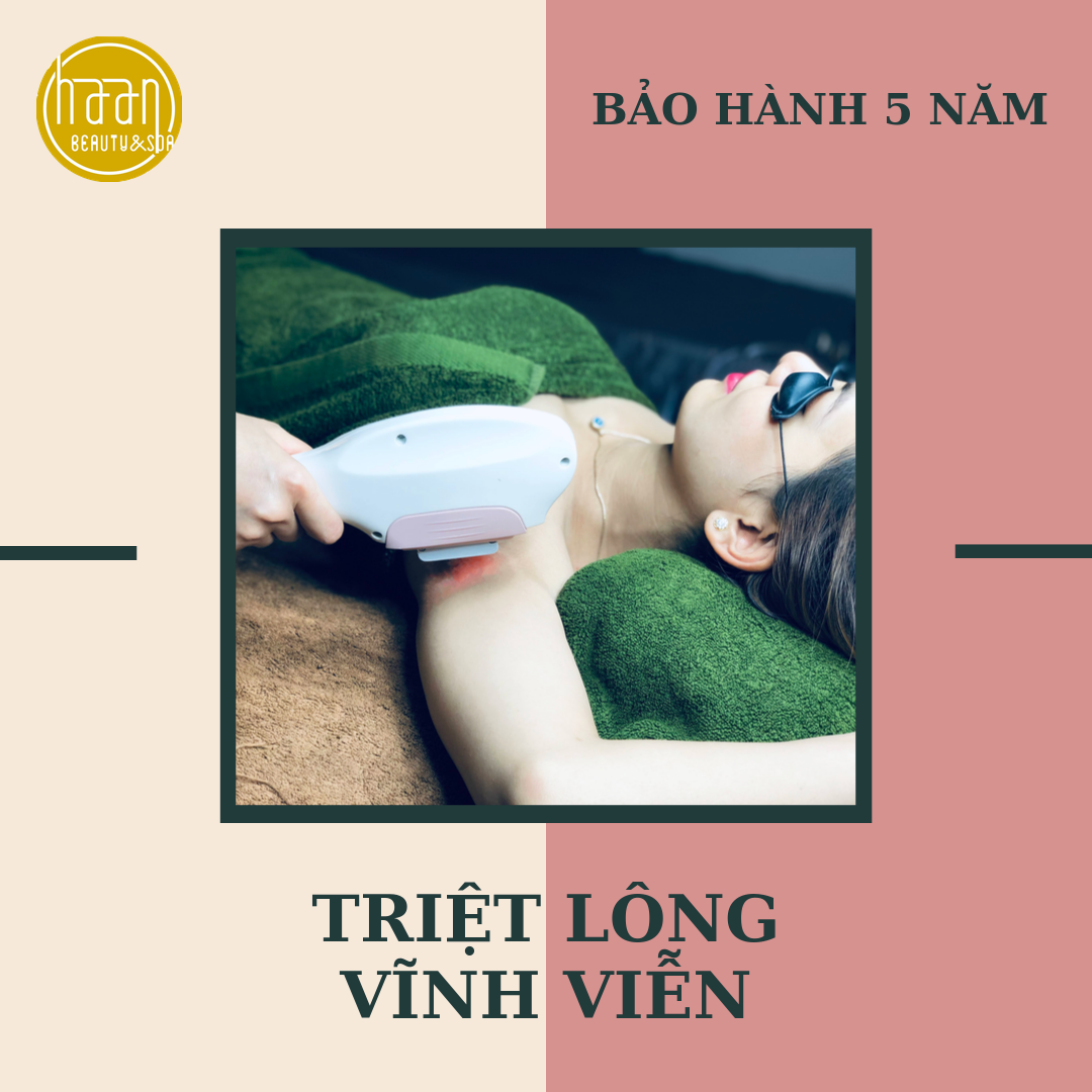 Triệt Lông Nách Công Nghệ Laser Diode Tại Haan Spa