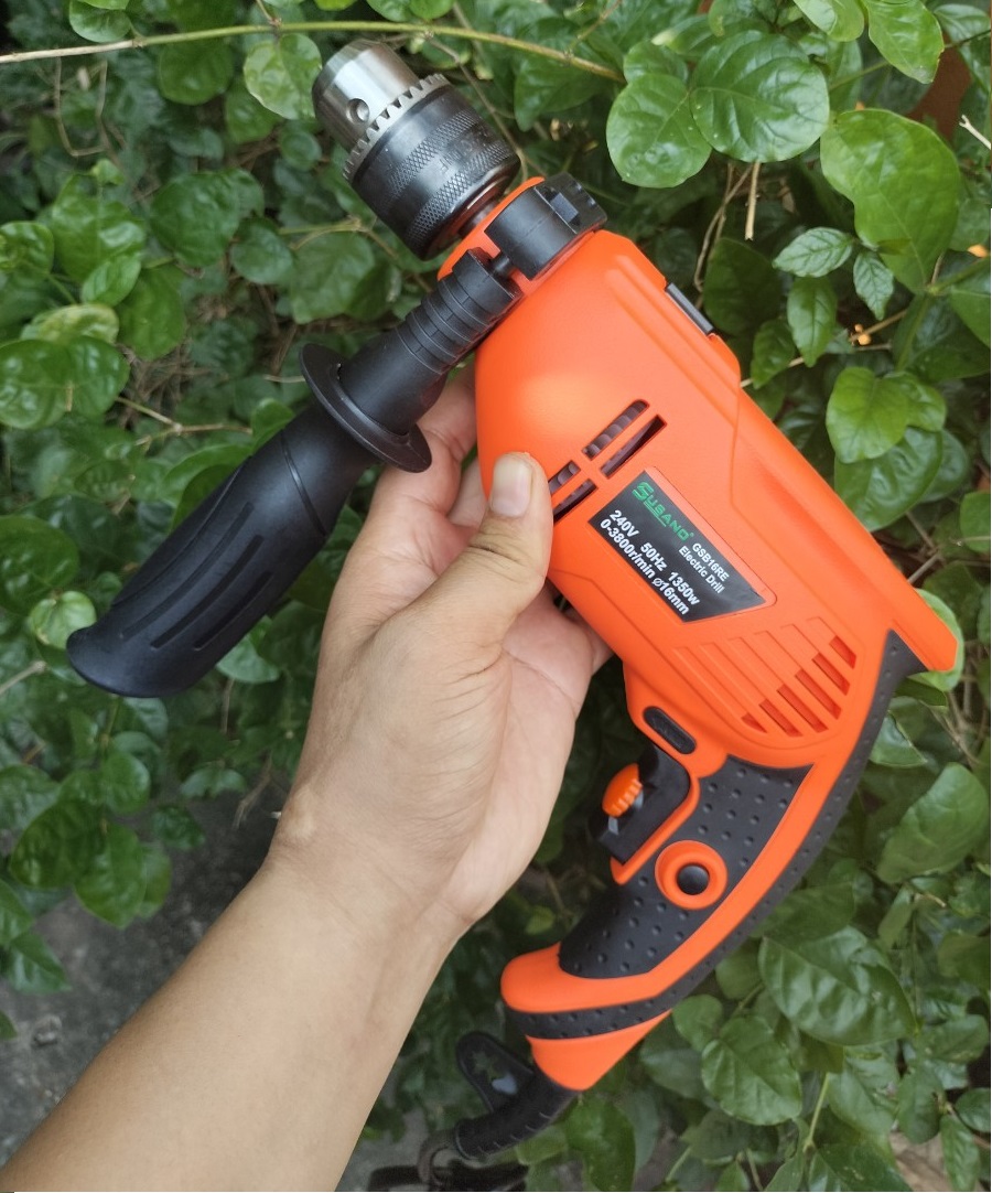 Máy Khoan SUSANO Đầu Khoan 10mm và 13mm Có Chế Độ Búa Công Suất 1350W - Có Điều Chỉnh Tốc Độ - Motor 100% Dây Đồng