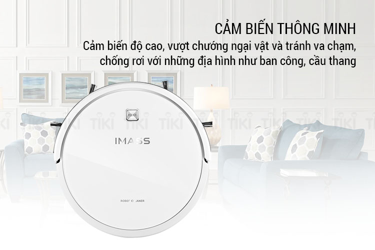 Robot hút bụi, lau nhà IMASS S2 Wifi -Chính hãng